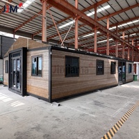 Maison conteneur extensible JJM de 40 pieds Maison préfabriquée portable et pliable pour hôtel