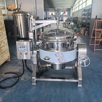 Autocuiseur Électrique Industriel à Double Enveloppe, Cuve Intérieure Isolée à 3 Couches en SUS304, Marmite à Braiser avec Inclinaison Manuelle OEM/ODM