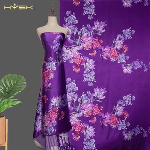 Italy Vietnam Custom Digital Print New <strong>Wholesale</strong> <strong>Charmeuse</strong> 100% Mulberry <strong>Silk</strong> Satin Floral Printed <strong>Fabric</strong> for <strong>Silk</strong> Gown Dresses - Product Image 1