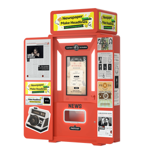 Macchina Fotografica Istantanea a Tema Giornale Vintage per DSLR e SLR, Ideale per Centri Commerciali, Mostre e Attività di Branding - Product Image 2