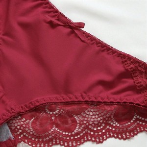 Set di Biancheria Intima in <span class=keywords><strong>Pizzo</strong></span> per Donne, Reggiseno Anti-Caduta con Effetto Push-Up, Sexy e Traspirante - Product Image 3