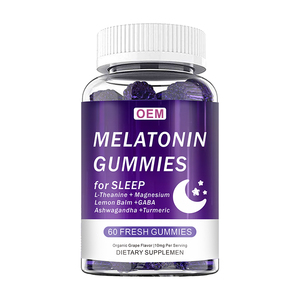 Ausreson OEM 60 pièces adulte <span class=keywords><strong>nuit</strong></span> sommeil aide mélatonine vitamines gommeuses pour les nouveau-nés et les femmes enceintes - Product Image 1