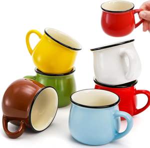 แก้วกาแฟเอสเปรสโซ่เซรามิกขนาดเล็กพร้อมที่จับสำหรับห้องครัวบาร์ - Product Image 1