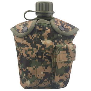 Free sample Olive <b>Green</b> Water Bottle Canteen <b>Kettle</b> for Personal Defense Gear with Polyester Cover - Product Image 4