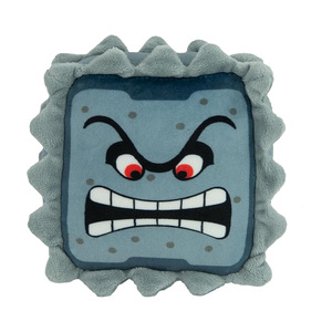 Coussin en peluche Mocchi Super Mario Thwomp bleu, 8 à 13 ans, unisexe, rembourrage en coton PP - Product Image 1
