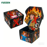 Boîte d'expédition pliable pour casquette de baseball snapback FUSSEN, solution d'emballage personnalisée en gros