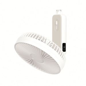 <b>Desk</b> 6 Inch Portable <b>Foldable</b> Handheld Rechargeable Four Speed Adjustable Large Blade Fan - Product Image 2