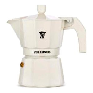 Caffettiera Alluminio 3 Tazze ITALEXPRESS Pastel Cream 1361V - Product Image 1