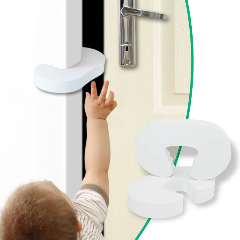 Bebek güvenliği ürünü Eva kapı durdurucu sürgülü plastik kapı kama koruyucu için bebek parmak