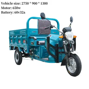 Antike Goldrahmen 3-Rad Elektrodreirad Motorrad Lanta De Bajaj Mototaxi 400,8 Ladung 11 × 14 China Indien 800 W Passagiere