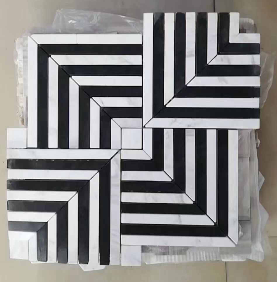 Вышитая каменная мозаичная плитка