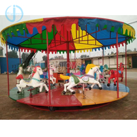 Manège simple et amusant à 16 places avec remorque, idéal pour les parcs à thème, les événements extérieurs et les fêtes foraines pour enfants, à vendre.