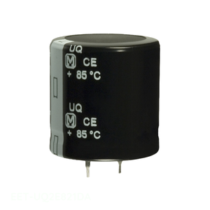 Condensateur à montage traversant EET-UQ2E821DA, 820 µF, 20 %, 250 V, en aluminium, distributeur agréé - Product Image 1