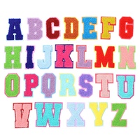 Patchs en chenille personnalisés, best-sellers 2023, patchs en chenille alphabet, patchs en chenille pour veste