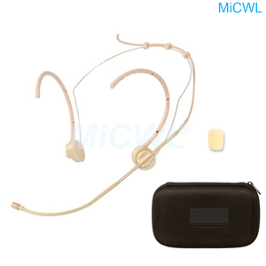 Microphone casque sans fil MiCWL OM12 pour EW XS G3 G4 GLX PGX SLX <span class=keywords><strong>ULX</strong></span> TA4F TA3F 3.5mm Jack pliable avec boîte à fermeture éclair - Product Image 3