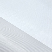 Lot de tissu en stock au kg, tissu Oxford sergé blanc 290T, imperméable, toucher lisse, pour sacs à dos, tentes, vêtements de travail