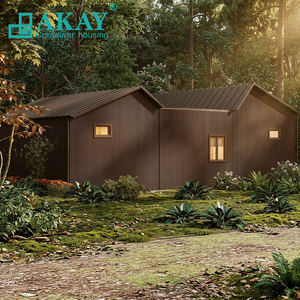 <span class=keywords><strong>Casa</strong></span> Triangular de Lujo de 40 pies, 2 Dormitorios, Villa Prefabricada de Techo Alto, Casas Modulares Prefabricadas Personalizadas para Hoteles - Product Image 3