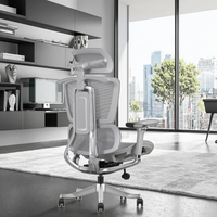 Chaise de bureau en maille de qualité supérieure avec roulettes, chaise de réunion d'équipe, chaise de conférence moderne, ergonomique, pivotante et réglable en aluminium