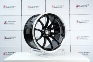 Jantes forgées 5x114.3 en alliage d'aluminium (R18/R19/R20/R21/R22/R24) 5x114.3 ET22/23 Design concave Surface argentée - Product Image 2