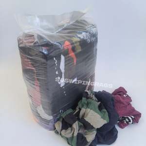 Trapos de Algodón 100% Mixtos para Limpieza, Trapos de Camiseta para Máquinas de Limpieza en Talleres, Trapos de Limpieza - Product Image 1