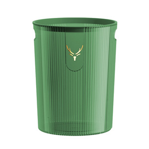 Waste Bin Cylindrical Big Size Transparent Indoor Kitchen Bathroom Office Use - Product Image 5