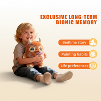 Juguetes Educativos de Robots, Animales de Peluche Interactivos con IA, de Tela de Algodón Bordada, Máquina de Aprendizaje Preescolar, Regalo para Niños