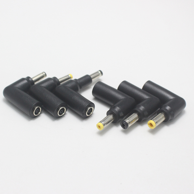 Dc Power Adapter Connector 4.5x3.0mm Female to 5.5x2.5 4.0x1.7 4.8x1.7mm Male Jack Plug Converter for Asus Hp Lenovo Laptop