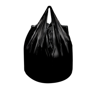 Bolsas de Basura Huamaohengchun de 4 Galones con Asas, Paquete de 80, Bolsas de Basura sin Perfume, Tamaño 45 * 55cm, sin Perfume, Negras - Product Image 1