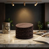 Bloc de papier chocolaté haut de gamme personnalisé, multicouche, amortissant, absorbant les chocs, résistant à l'humidité, écologique, jetable, de qualité alimentaire