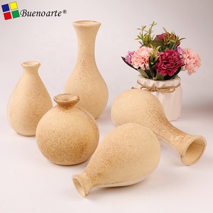 Buenoarte Pot à pinceaux moderne, vase, base en bois, pour la création de mosaïque en verre DIY et la décoration de la pièce, jouet éducatif - Product Image 1
