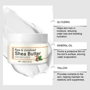 Crème Visage au Beurre de Karité Réparation <span class=keywords><strong>Intense</strong></span> Peaux Sèches Anti-Âge Anti-Rides Hydratante Soin Visage Marque Blanche OEM - Product Image 4
