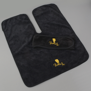 Custom Logo Microfiber Spa Facial <strong>Towel</strong> Beauty Headband Microfiber Wrap Logo Beauty Salon <strong>Towels</strong> <strong>Set</strong> - Product Image 4