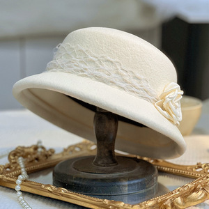 Chapeau cloche rayé pour femme <span class=keywords><strong>Angela</strong></span> & William - Chapeau bob d'été - 100% coton - Cordon de serrage réglable - Blanc - Product Image 2