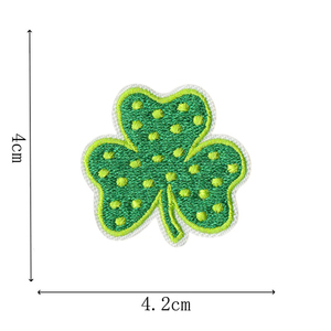 Patchs brodés thermocollants Trèfle porte-bonheur pour la Saint-Patrick - Product Image 4