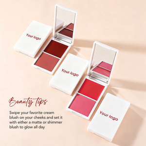 <span class=keywords><strong>Duo</strong></span> de blush en gros, maquillage pour les joues, blush crème végétalien, palette de blush, marque privée - Product Image 5