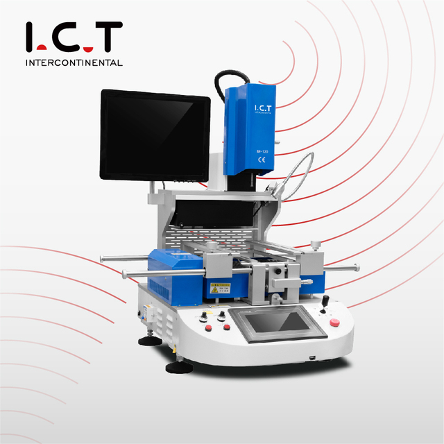 ICT56 Factory Price Electron Microscope Automatic IR Repair Motherboard Machine SMD Reballing Kit Infrared BGA Rework Station