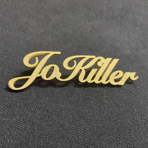 Label Logam Stainless Steel, Plat Logo Ukiran Kustom, Label Logam untuk Pakaian, Perlengkapan Tas Tangan - Product Image 6