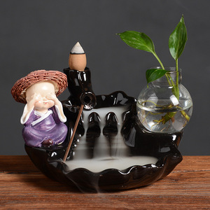 Une variété de brûleurs d'encens inversés brûleurs d'encens à eau courante alpine brûleur d'encens en bois de santal inversé - Product Image 4