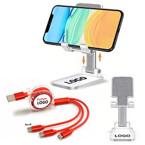 Cadeaux d'affaires promotionnels, support de téléphone portable pliable de bureau personnalisé avec logo imprimé, supports de téléphone portable en ABS - Product Image 1