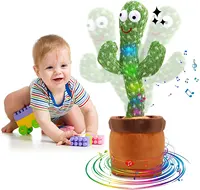 Fancy Cactus Plush Toy with LED Light, Bailarin Stuffed