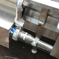 Industriële bubbelwasmachine voor fruit en groenten, ozonreiniger, zwaar gebruik