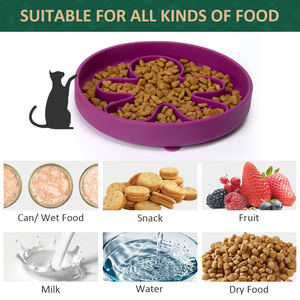 Mangkuk Makan Anjing Silikon Desain Natal Ramah Lingkungan, Anti Air, Anti Selip, untuk Anjing, Kucing, dan Hewan Kecil - Product Image 3