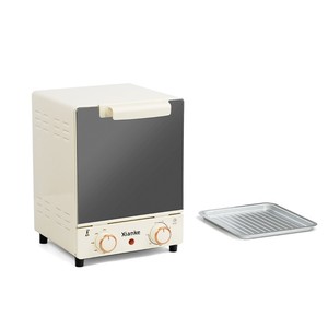Mini <span class=keywords><strong>Forno</strong></span> Elettrico per Cottura <span class=keywords><strong>in</strong></span> Acciaio Inox 800W con Spegnimento Automatico, Controllo Meccanico, Scocca Quadrata, Piccolo <span class=keywords><strong>Forno</strong></span> Domestico - Product Image 1