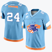 Maillot personnalisé Maillot de football personnalisé Maillot de football personnalisé Patch cousu Broderie Corbeaux cousus