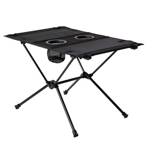 Table pliante en aluminium personnalisée avec logo, légère et portable, en polyester 600D, pour pique-nique, camping, école, WD-T003 Chai - Product Image 1