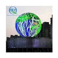 Pantalla LED Esférica de Alto Brillo para Exteriores, Pantalla de Video 3D, Esfera LED Programable P2 P2.5 P3 P4 P5 P6 P10