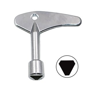 Llave triangular interna simple de 9 mm, 2 mm y 13 mm para medidores de agua, válvulas y gabinetes eléctricos - Product Image 1