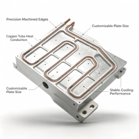 Placa de Enfriamiento Líquido de Aluminio Sostenible con Contenido de Cobre Reciclado para Compradores Ecoconscientes