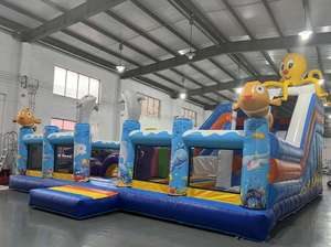 Castillo Inflable de Carnaval de Nuevo Diseño/Parque de Atracciones Inflable Comercial para Interiores y Exteriores - Product Image 3