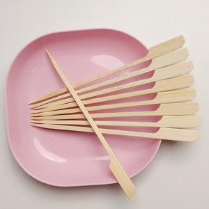 Brochetas de paleta de bambú 9cm/12cm/15cm Palos de cóctel para barbacoa Kebabs Buffets Fiestas-Herramientas de fiesta - Product Image 4